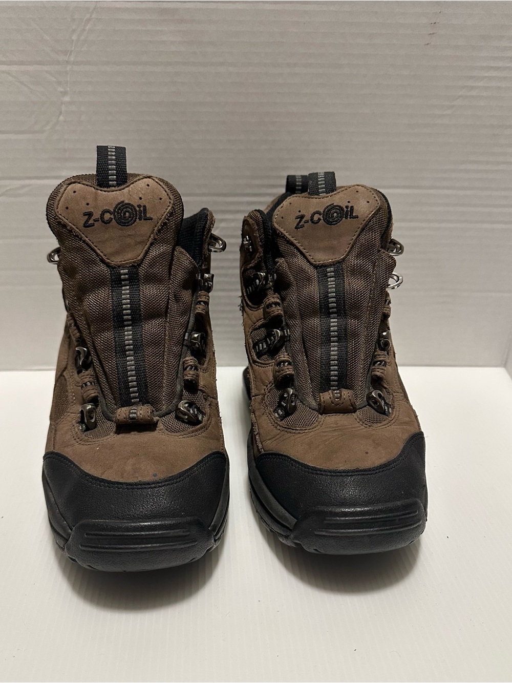 Z-Coil Brown and Black Lace-Up Women's Boots
